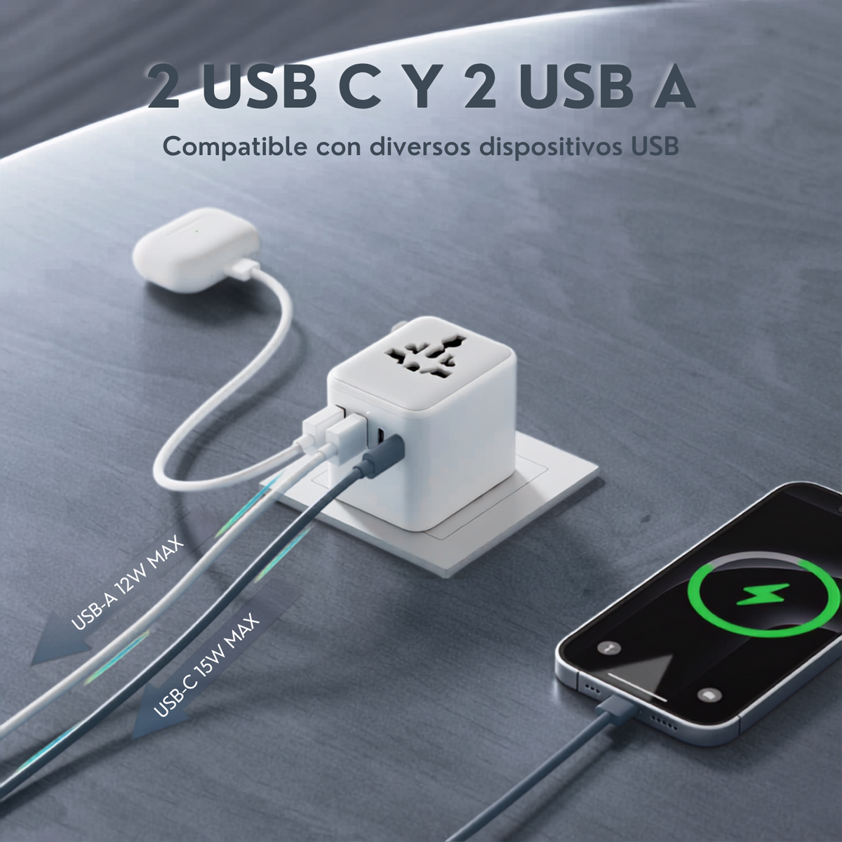Adaptador Universal de Viaje